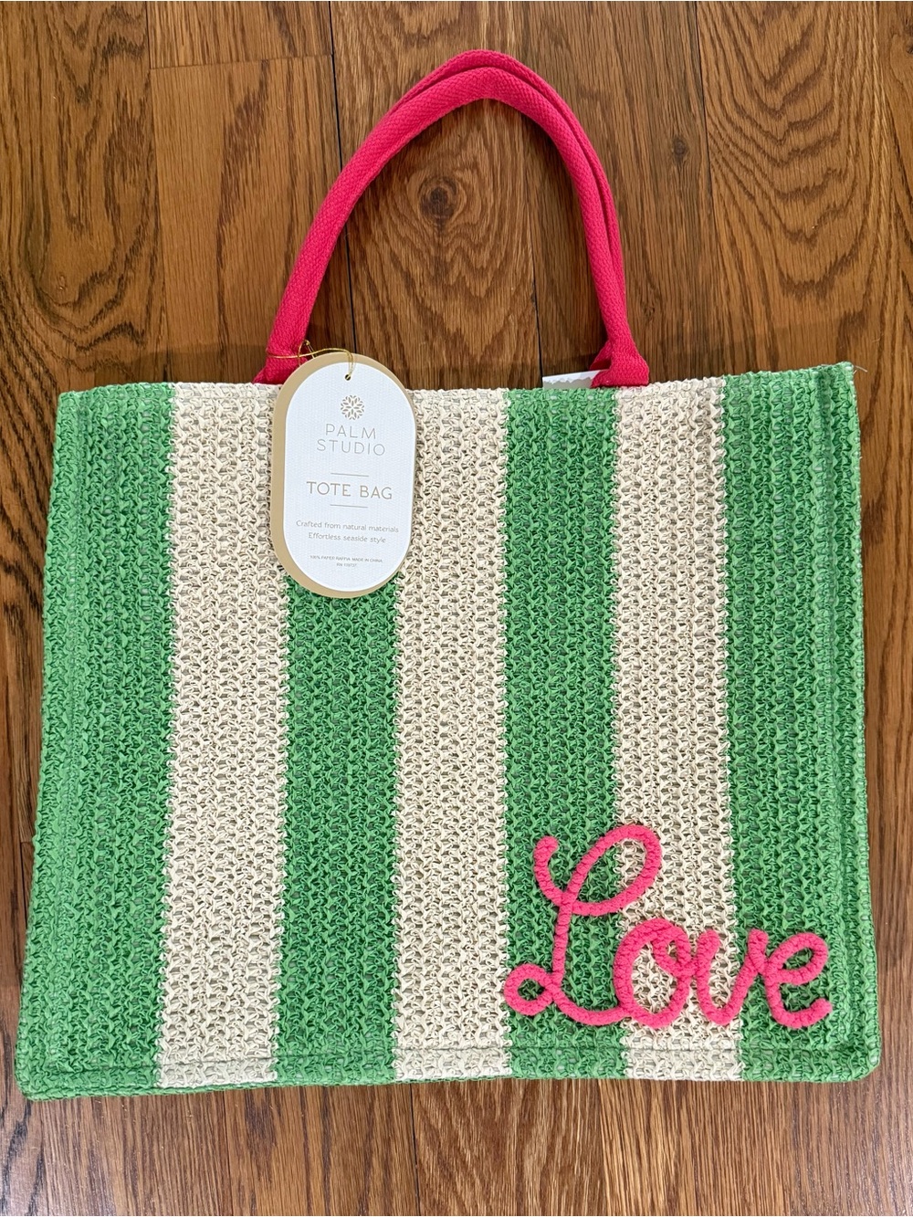 Raffia tote